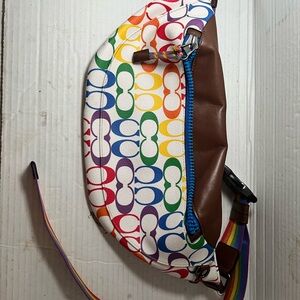 Coach Multicolor Leather Crossbody Bag